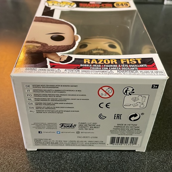 Pop! 849 Razor Fist from Shang-Chi - Picture 8 of 9